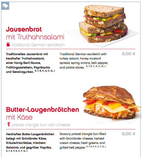 Snack og sandwich skal du betale for ombord hos AirBerlin.