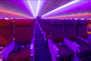 Økonomiklasse på Thai Airways A350. Foto: Thai Airways, Instagram