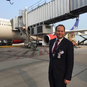 Peter Lawrence, chefkok og head of meal planning hos SAS