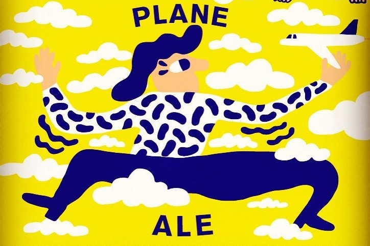 Ny øl ombord hos SAS snart. Udviklet sammen med Mikkeller. Den nye Ale hedder "Plane Ale". Foto: SAS/Mikkeller