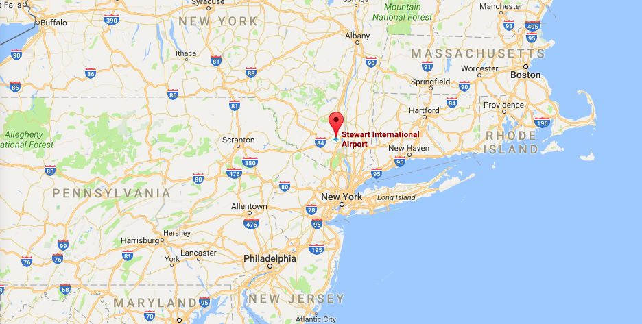 Iflg. Mullen, så er et andet bud på en ny Norwegian base i USA Stewart International Airport nord for New York.