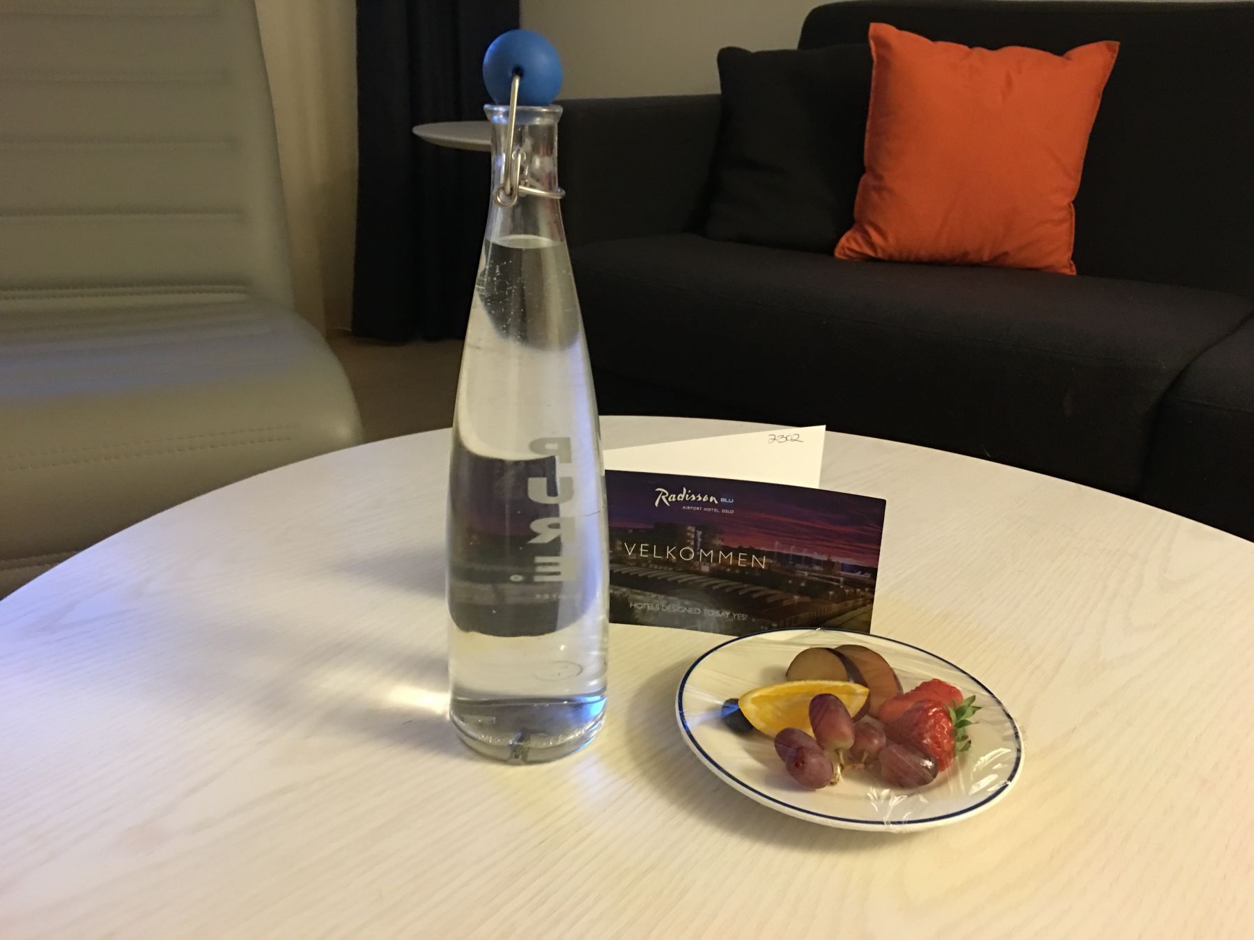 Velkomstgave Radisson Blu Gardermoen