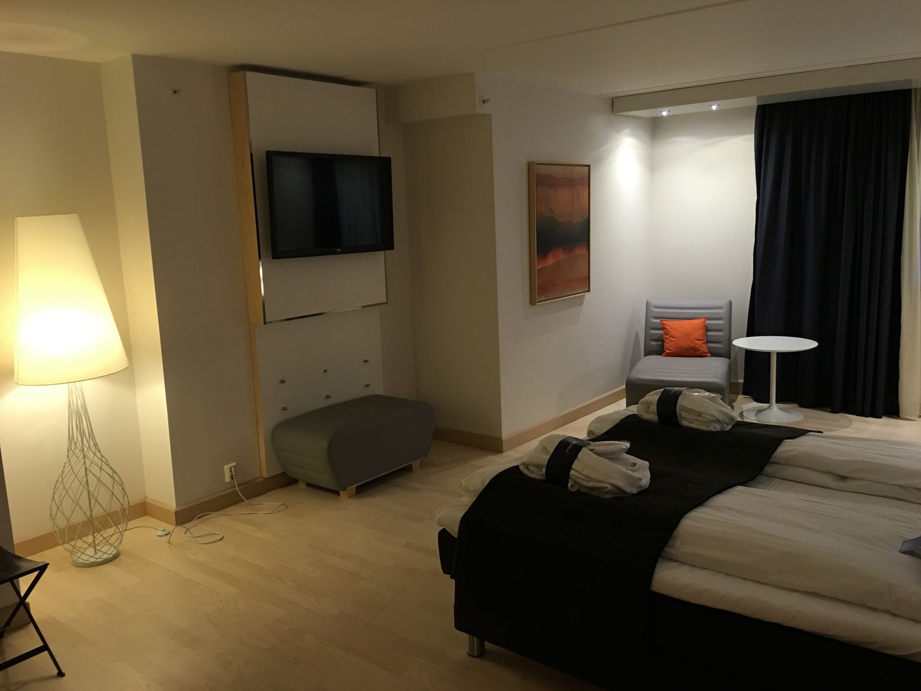 God plass hos Radisson Blu.