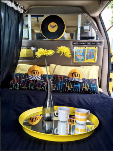 Nu kan du overnatte i en taxi i New York.