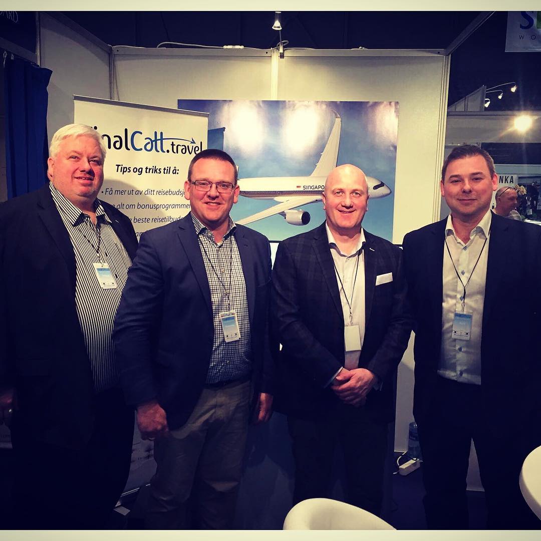 FinalCall.travel Dream Team on Reiselivsmessen in Oslo. So proud to have these guys on the team ✈