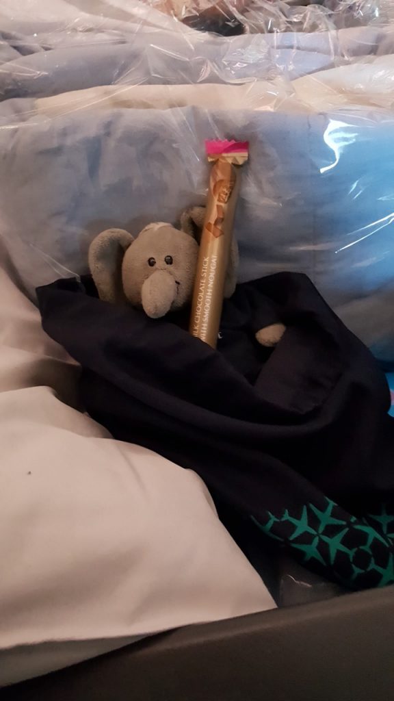 Fnate mellom dynene med sjokolade