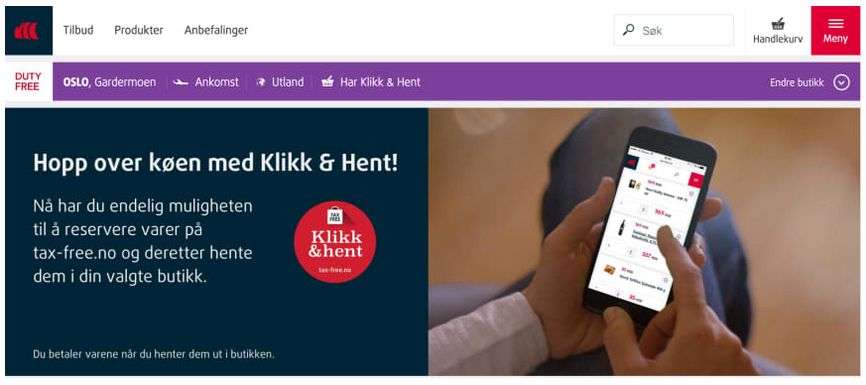 Taxfree på nett