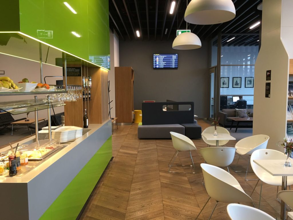 Oversiktsbilde lounge i Krakow.
