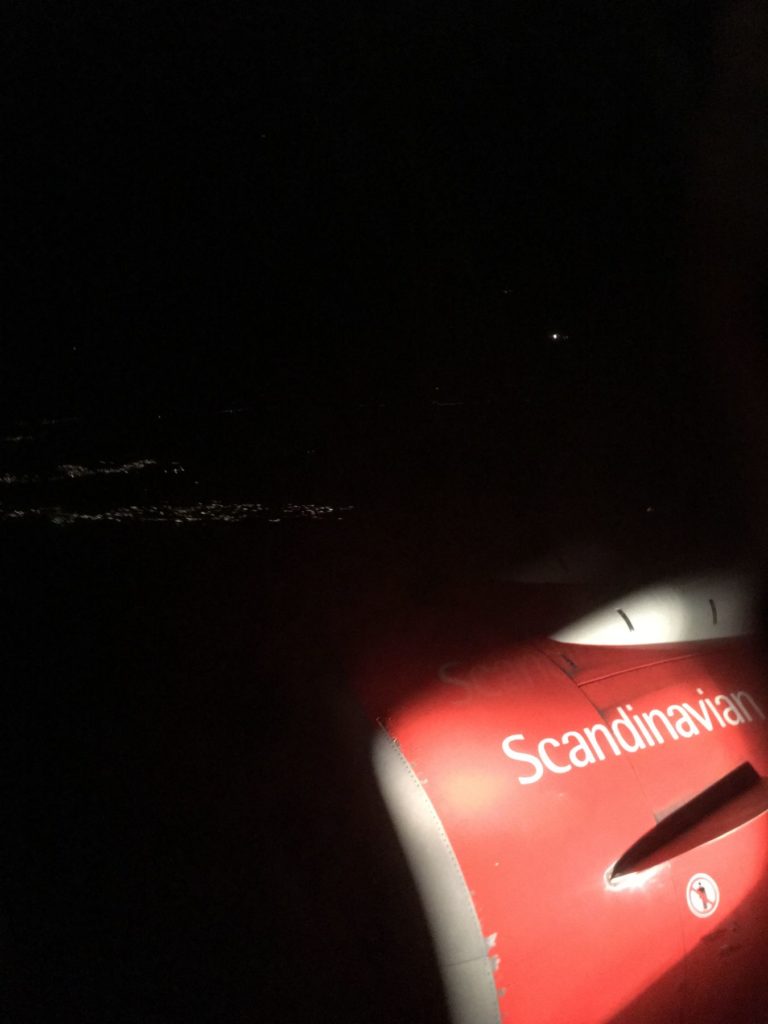 Innflyvning til BGO.